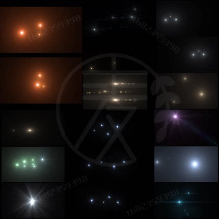相机闪光灯闪烁小星星闪耀星光一闪一闪亮晶晶镜头光斑视频素材
