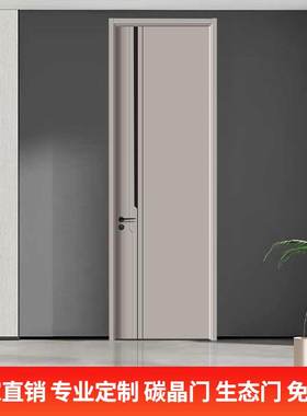 室内门家用卧室门免漆门出租房门复合套装门烤漆复合实木白色现货