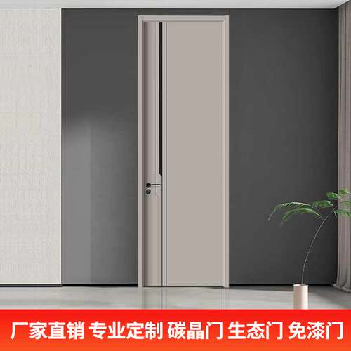 室内门家用卧室门免漆门出租房门复合套装门烤漆复合实木白色现货