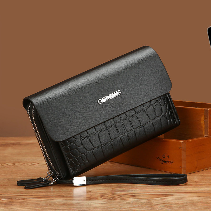 经典男士手拿包多口袋手抓包多卡位大容量钱包鳄鱼纹潮男包便携包,箱包皮具/热销女包/男包,男士包袋,淘宝优惠券,粉丝福利购,淘宝优惠卷