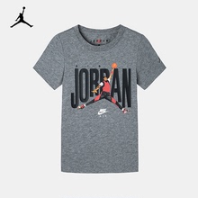 Jordan正品耐克乔丹童装短袖夏季舒适时尚休闲印花男童运动圆领