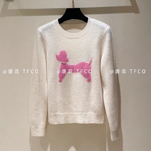 套头长袖 原398 羊毛衣女秋冬新针织衫 山羊绒 卡通宽松 高品质