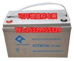 TOOPOWER天力蓄电池6GFM100 12V100AH太阳能储能电源 EPS应急照明