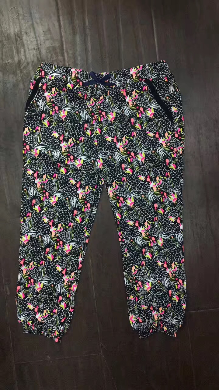 女童YD棉布防蚊裤碎花裤子长裤亏本清仓