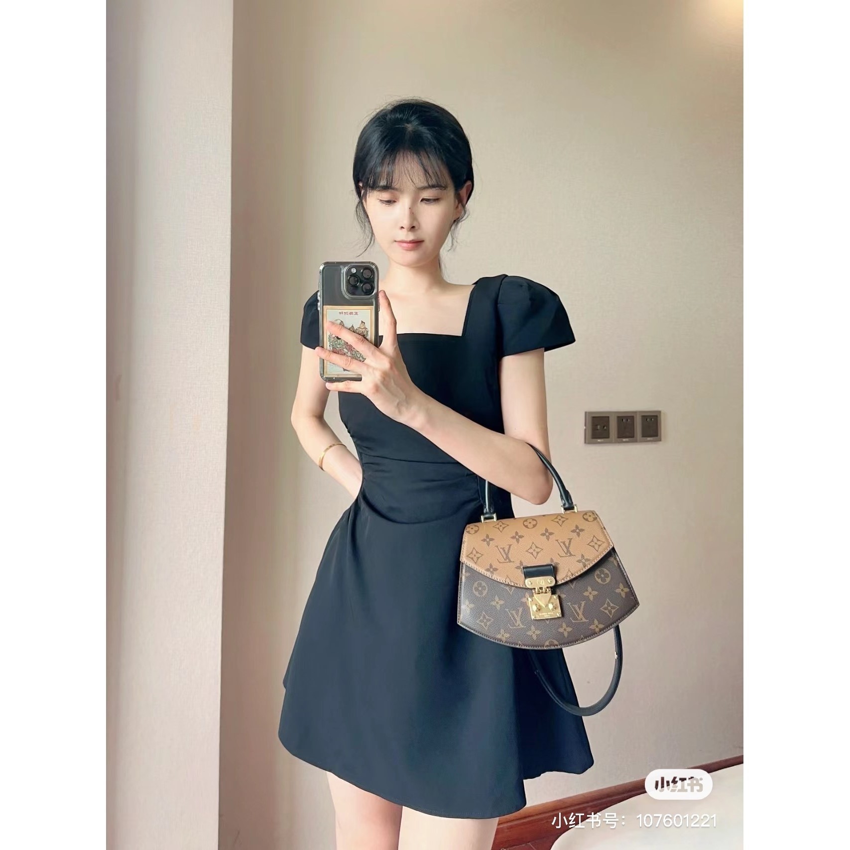 二手 LV/新款Tilsitt老花扇子包邮差包单肩斜跨手提女包