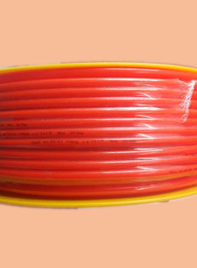外贸精品白色橙色POE风管5*8mm*100m气管水管PE压力管机用高压管