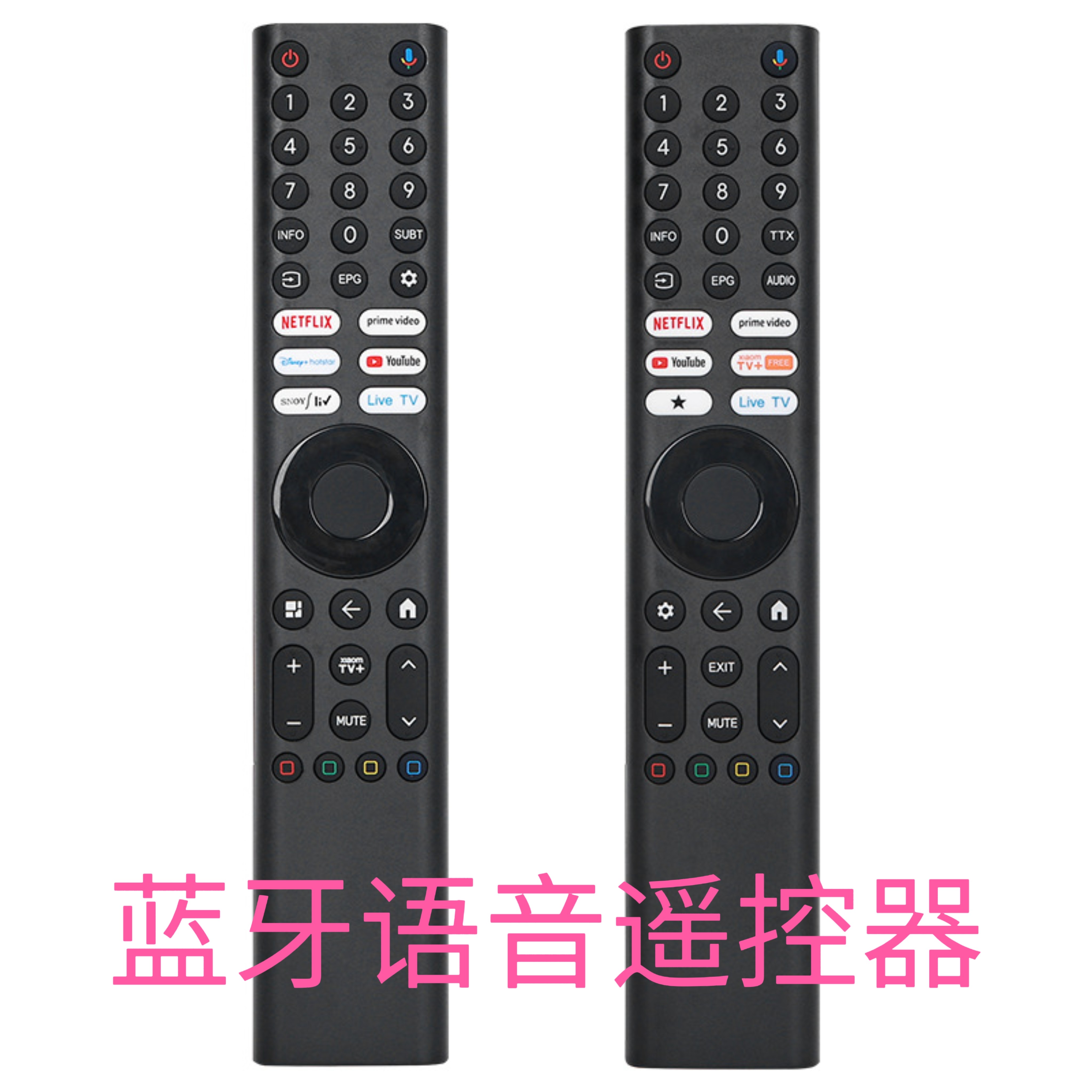 英文适用于小米XIAOMI电视机遥控器XMRM-P3 MI-VER蓝牙语音遥控器
