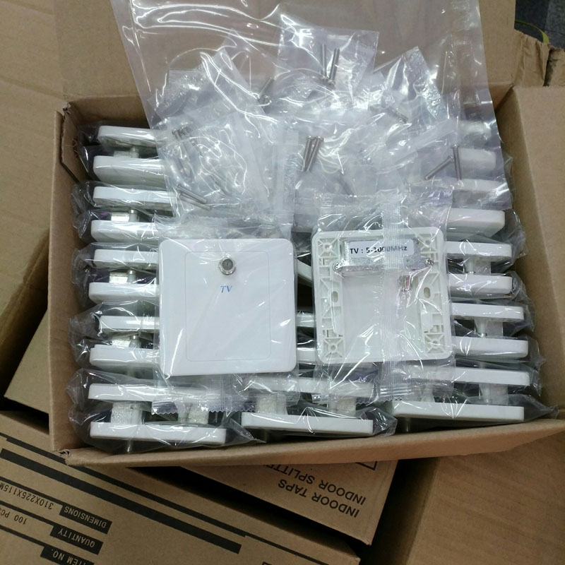 华正达有线电视屏蔽终端盒面板