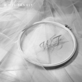 法式 WHITE 刻字 定制图案文字 纯手工 FANGLE 头纱刺绣