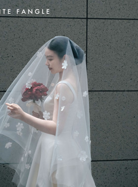WHITEFANGLE头纱旅拍领证婚礼