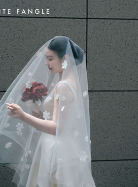 WHITEFANGLE头纱旅拍领证婚礼