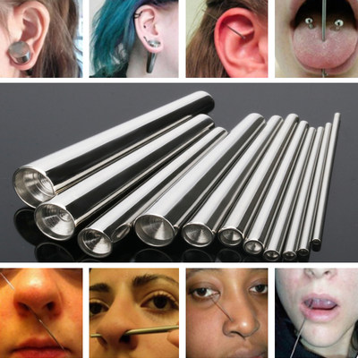 钢扩耳棒专业纹身店扩耳器