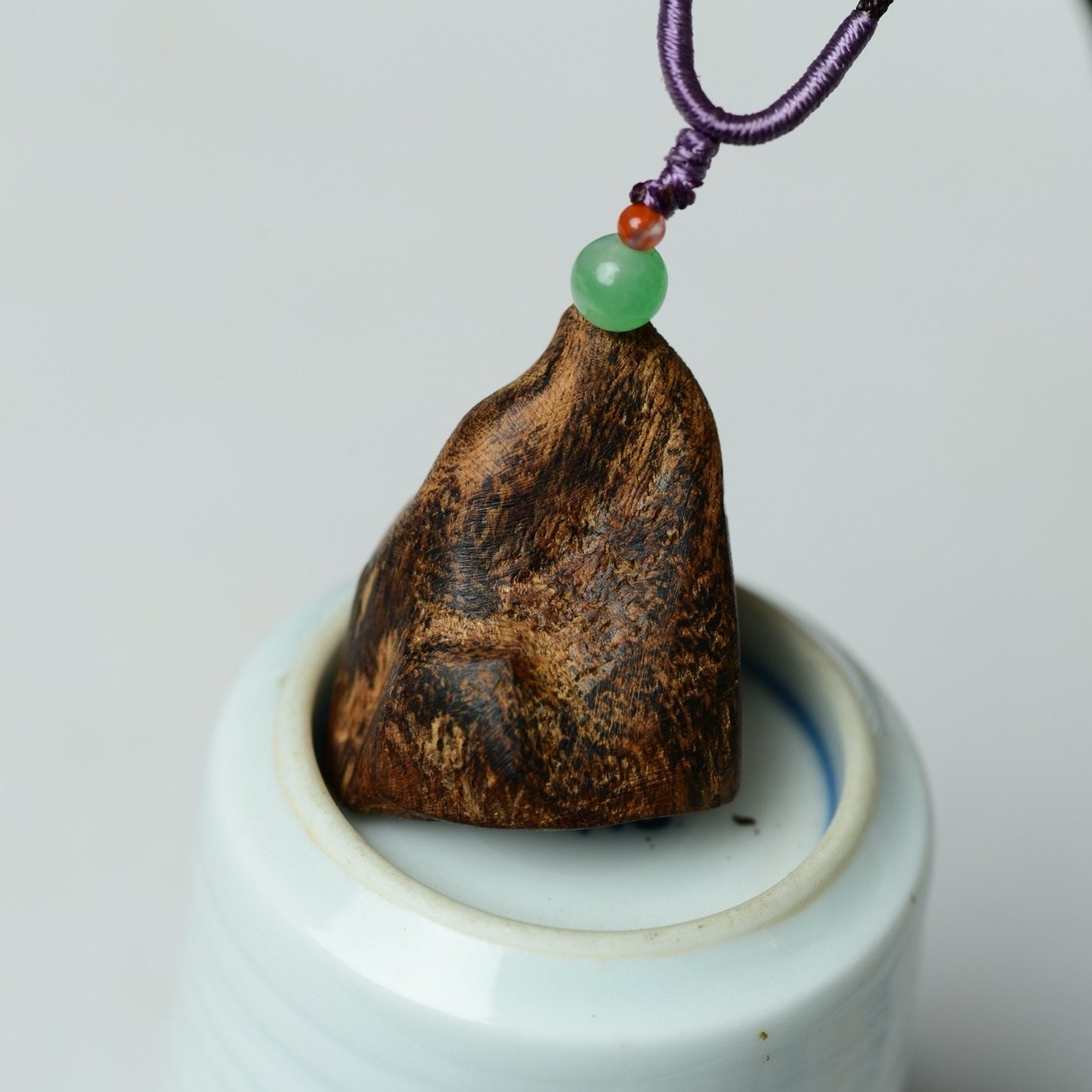 天然高端达拉干沉香木质吊坠老料