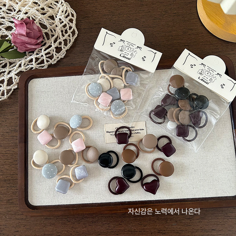 韩系皮质儿童发圈发绳头绳