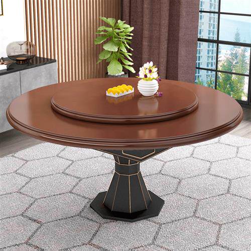 高档可狄 圆桌面带转盘 饭店圆桌酒店大圆桌 大圆桌餐桌大圆桌面