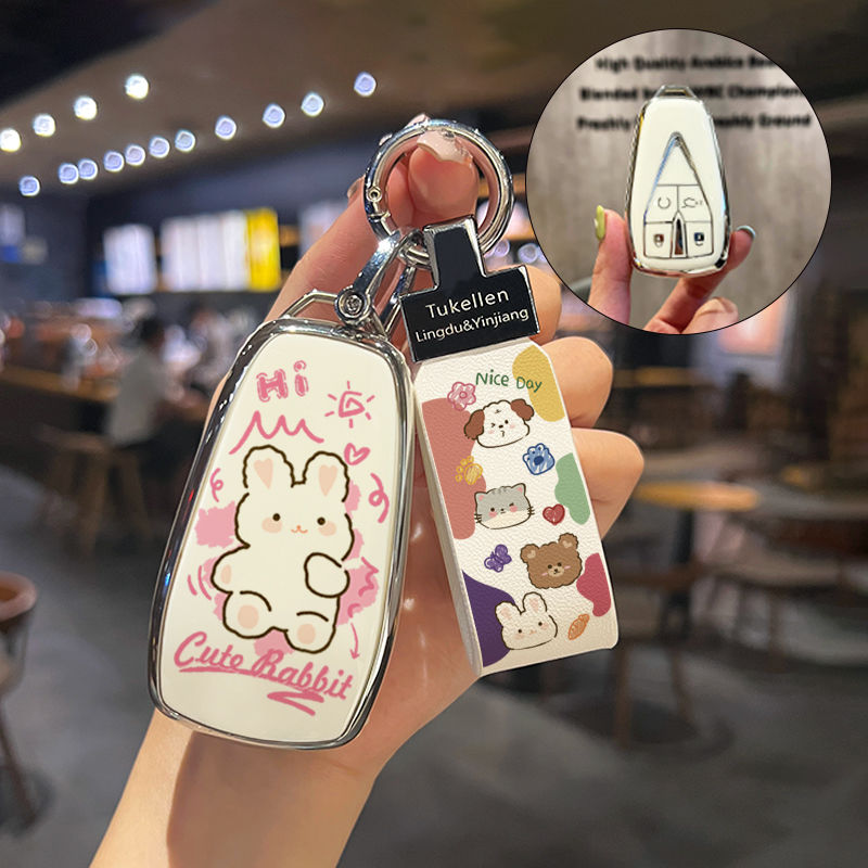 适用于长安CS75汽车钥匙壳CS35/CS55长安奔奔逸动欧尚钥匙保护壳