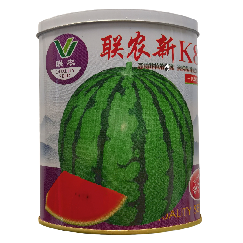 联农新K8红瓤西瓜种子春夏露地播种基地专用皮薄糖度高酥脆耐运输