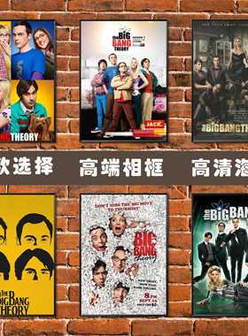 生活大爆炸海报 谢耳朵美剧电影装饰画 吉姆帕森斯 Sheldon谢尔顿