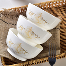 陶瓷碗中式 高颜值米饭碗面碗汤碗菜碗可微波碗 家用餐具碗2025新款