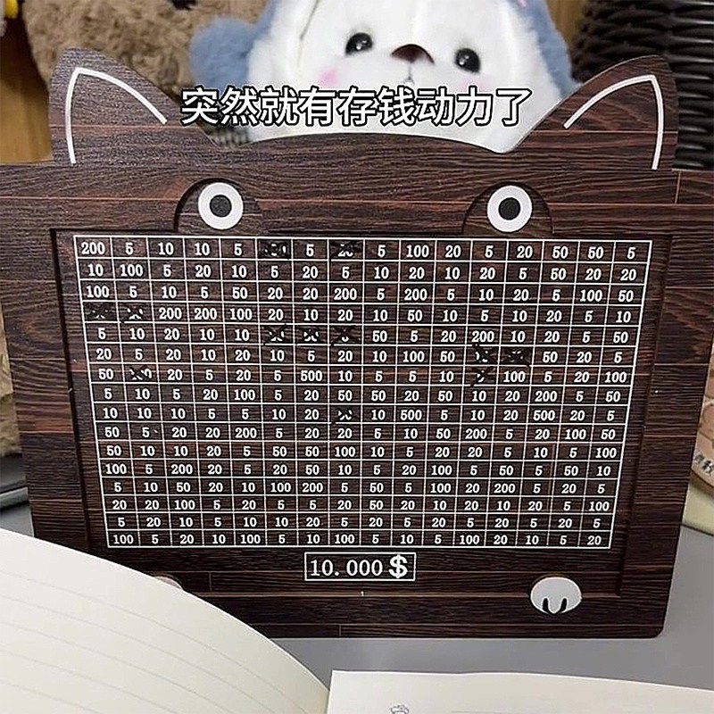 【目标10000刀】存钱罐2026新款只进不出大容量划数字一万元计划