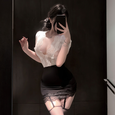 性感刺激qq内衣物纯欲秘书包臀裙情愫制度诱服禁欲系套装女短裙新