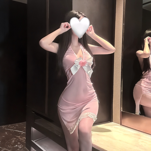 独特绝美性感透视紧身包臀裙御姐高级感约会战袍纯欲风情调睡衣女
