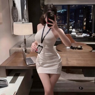 性感紧身睡衣高级感御姐秘书包臀裙纯欲女诱氛围感趣味约会战袍