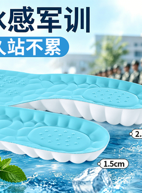 冰感增高鞋垫军训BI备用品全套