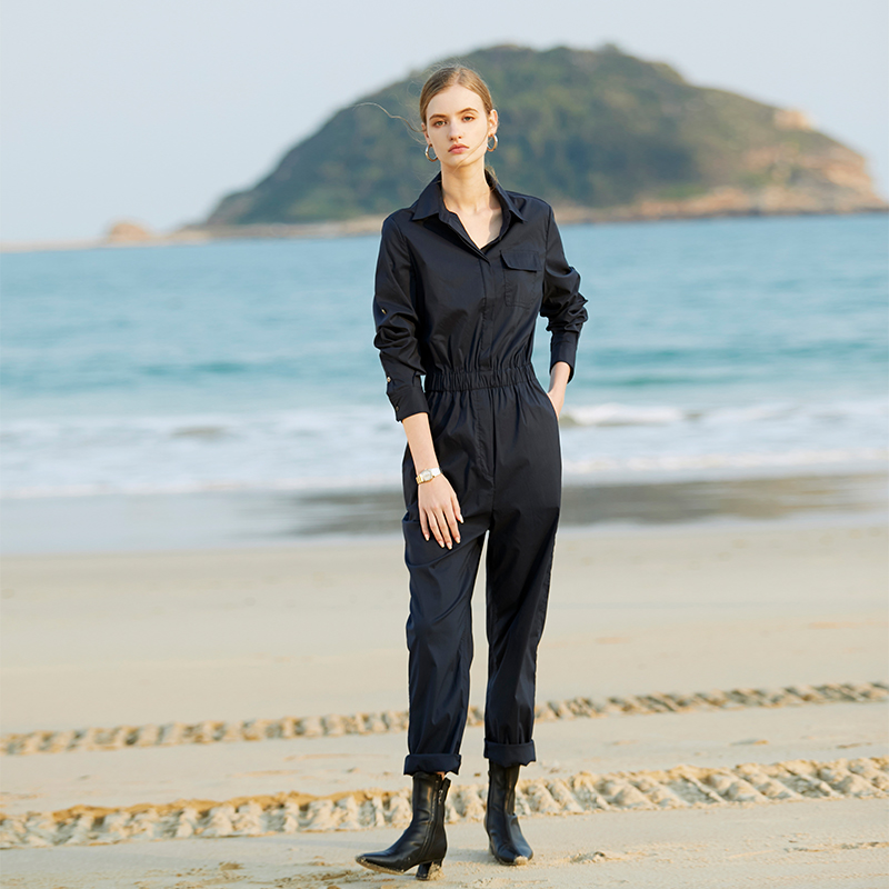 低奢腔调设计师精工连体裤