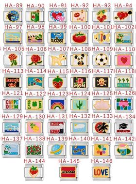 意大利模块手链不锈钢滴油链条自由手工搭配拼接diy工厂