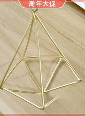 空气室内无土植物创意含盆多棱吊饰套餐简约底座凤梨盆栽