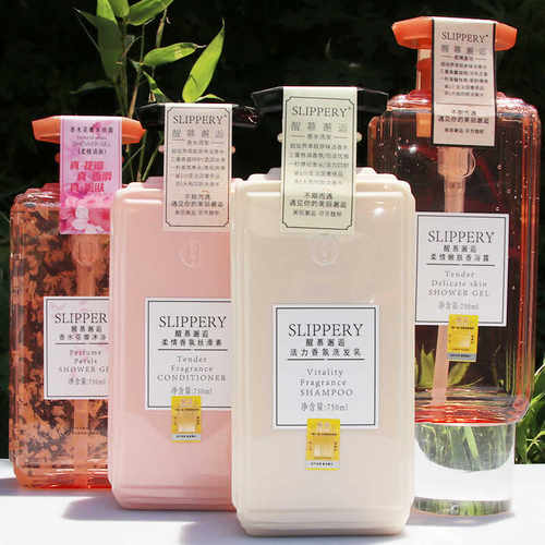 醒慕邂逅香氛洗发水去屑止痒控油蓬松柔顺护发素花瓣沐浴露套装