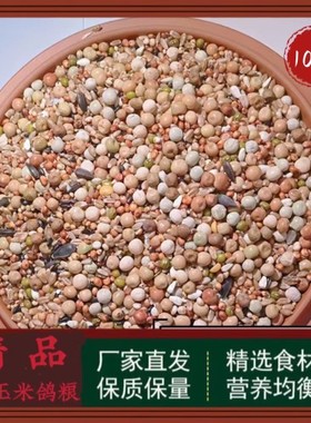 10斤新无玉米精品鸽子粮食营养饲料鸟食信鸽观赏鸽肉鸽幼鸽成鸽粮