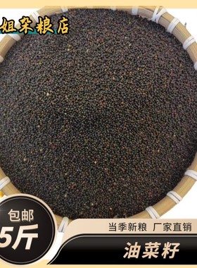 五斤装新鲜油菜籽优质鸟粮食鸽子食虎皮芙蓉鸟玉鸟饲料