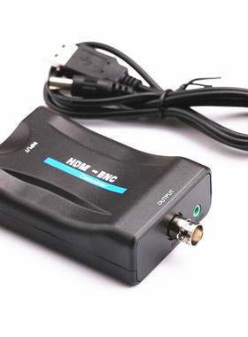 HDMI TO BNC转换器HDMI转BNC视频转换器兼容PAL/NTSC两种不同制式