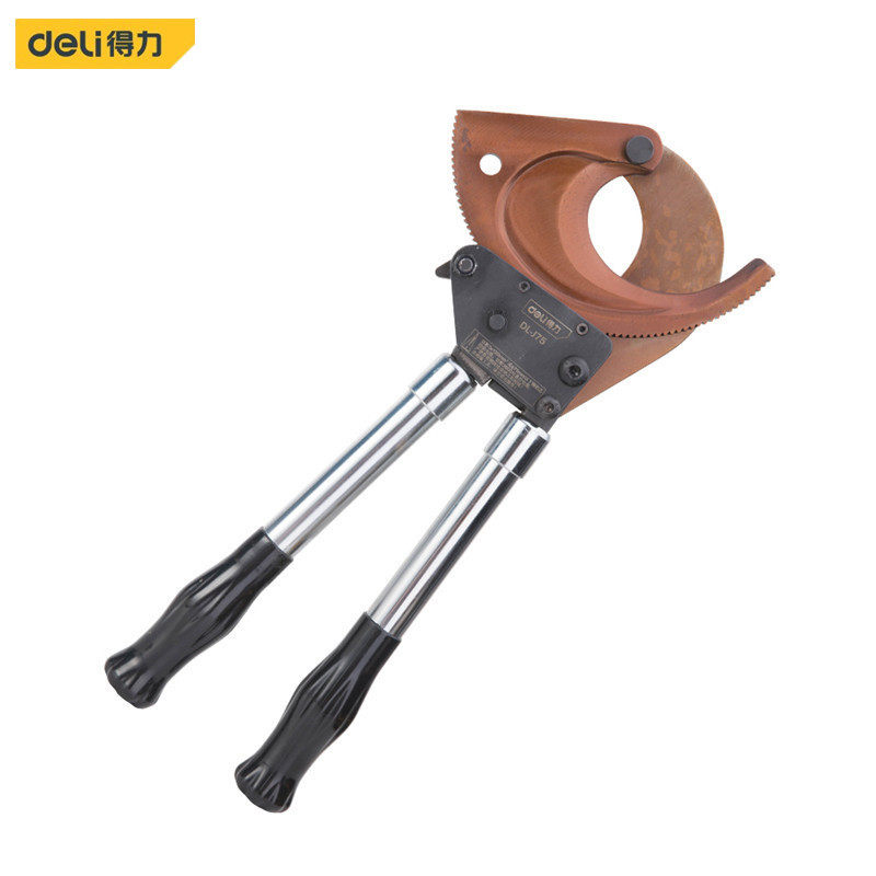 得力齿轮式棘轮电缆剪线钳断线钳铜铝钢绞线机轮线缆大快剪刀,五金/工具,线缆钳,淘宝优惠券,粉丝福利购,淘宝优惠卷