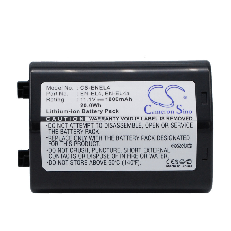 厂家直供csen-el4 a e适用尼康d2hs d2x d2xs d3 d3s f6相机电池