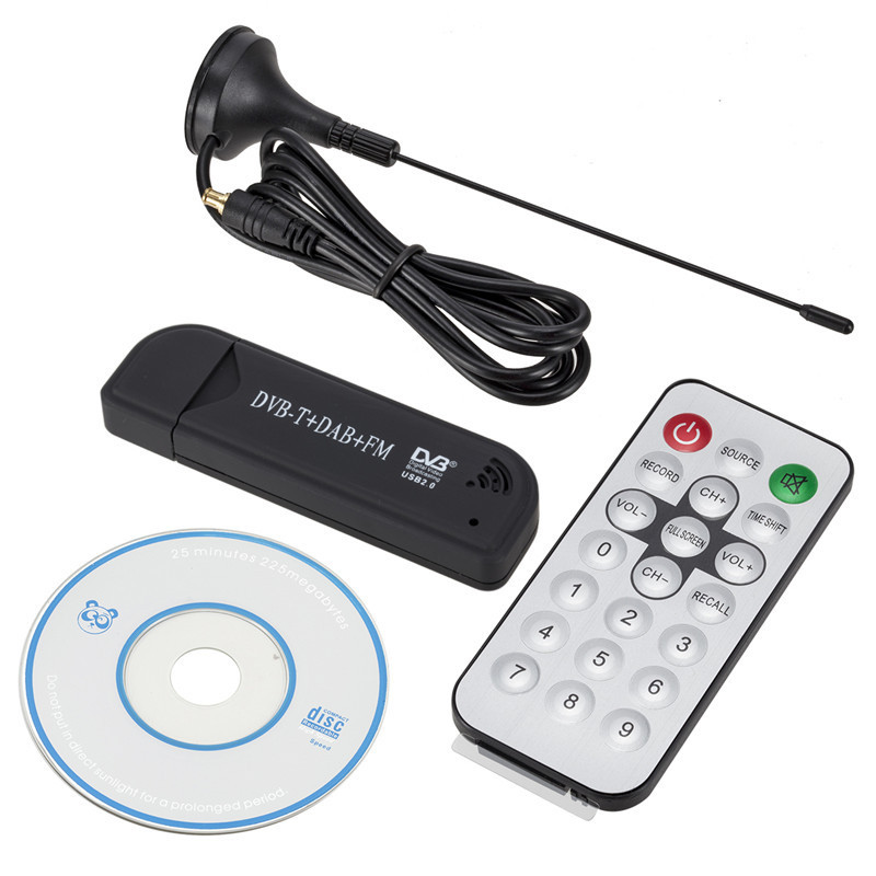 USB 2.0 Digital TV Tuner USB FM+DAB+DVB-T+SDR Dongle STICK
