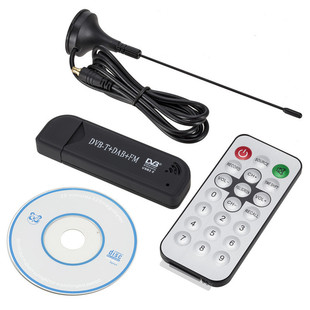 USB 2.0 Digital TV Tuner USB FM+DAB+DVB-T+SDR Dongle STICK