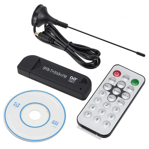 USB 2.0 Digital TV Tuner USB FM+DAB+DVB-T+SDR Dongle STICK