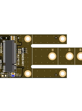 MPCIE转KEY-B扩展插槽MINIPCI-E转M.2 NGFF网卡转接卡WIFI接口改M