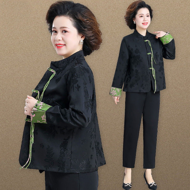 恒源祥新中式外套妈妈轻薄短款洋气中老年上衣女春秋小个子大码老,女装/女士精品,中老年女装,淘宝优惠券,粉丝福利购,淘宝优惠卷