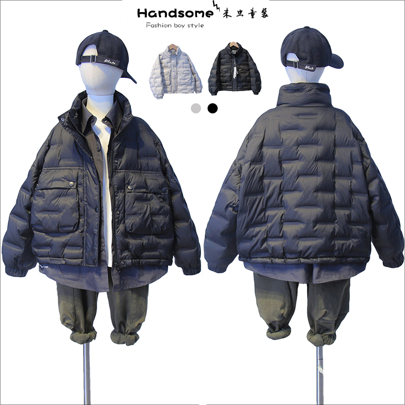 儿童轻薄高领羽绒服3988