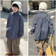 新品 ANIKA童装 26春季 街舞格子衬衫 男孩翻领衬衣上衣2015 儿童韩版