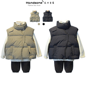 90白鸭绒羽绒马甲24冬新品 啦芙莱童装 儿童工装 男童羽绒服外套3822