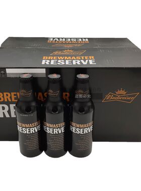 精酿百威大师啤酒铝罐355ml*24