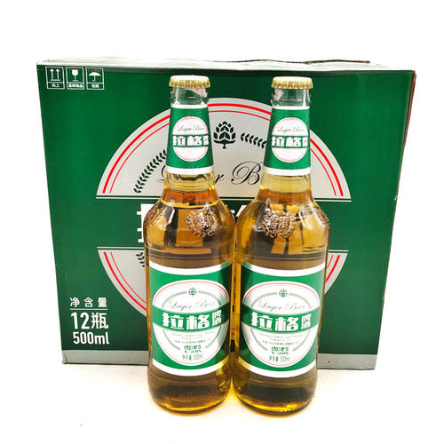 雪津500ml12瓶啤酒快递包邮