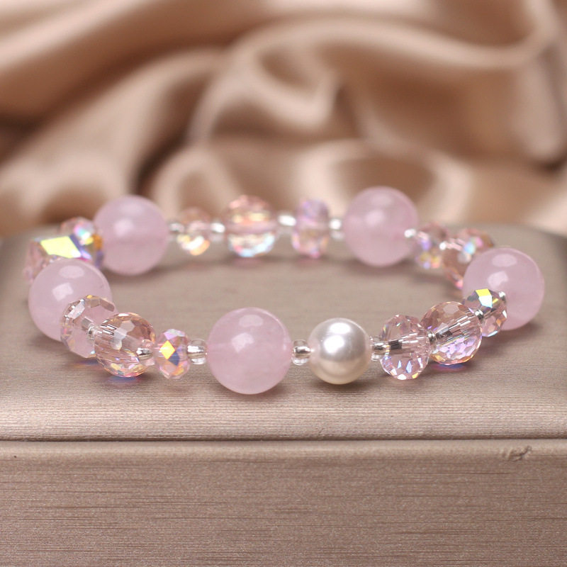 香港潮牌天然粉水晶手链女款轻奢小众精致转运珠高级感水晶手串送,饰品/流行首饰/时尚饰品新,手饰/手串,淘宝优惠券,粉丝福利购,淘宝优惠卷
