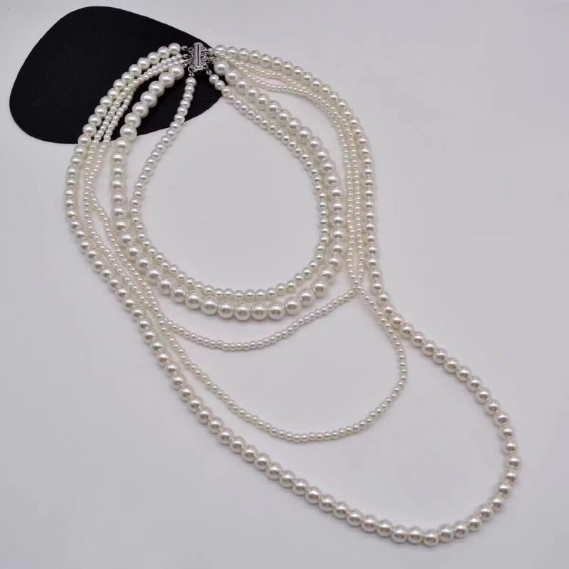 香港潮牌欧美复古多层长款珍珠项链女时尚长款毛衣链春夏百搭配饰,珠宝/钻石/翡翠,颈饰,淘宝优惠券,粉丝福利购,淘宝优惠卷