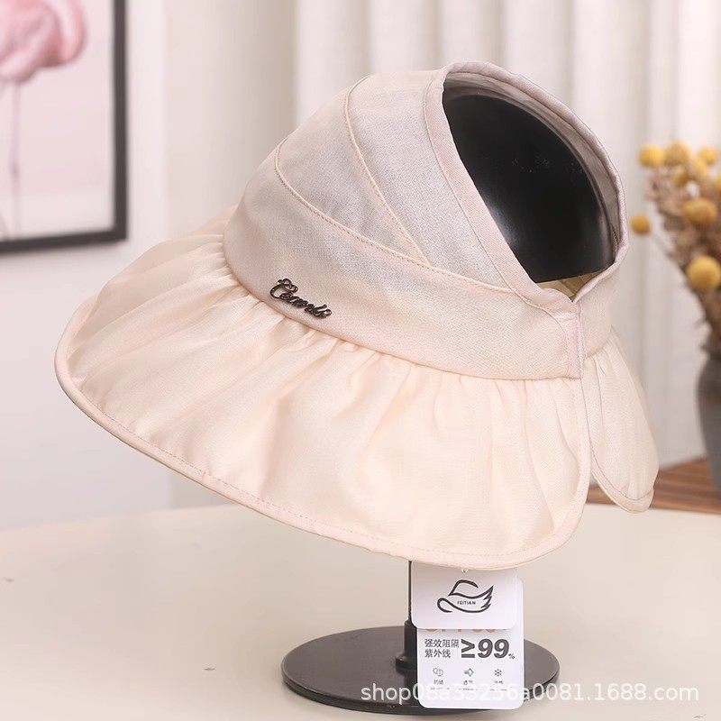 香港潮牌桑蚕丝空顶帽子女夏季薄款透气优雅真丝渔夫帽防紫外线大,服饰配件/皮带/帽子/围巾,防晒帽,淘宝优惠券,粉丝福利购,淘宝优惠卷
